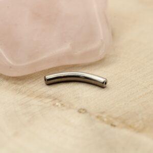 NeoMetal curved barbell threadless 16G titanium